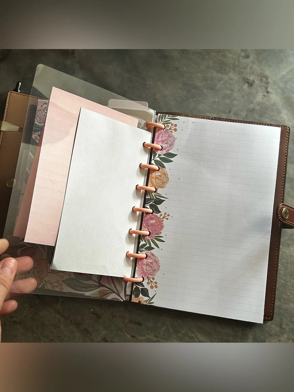 Planner / Agenda insert for Coach notebook cover